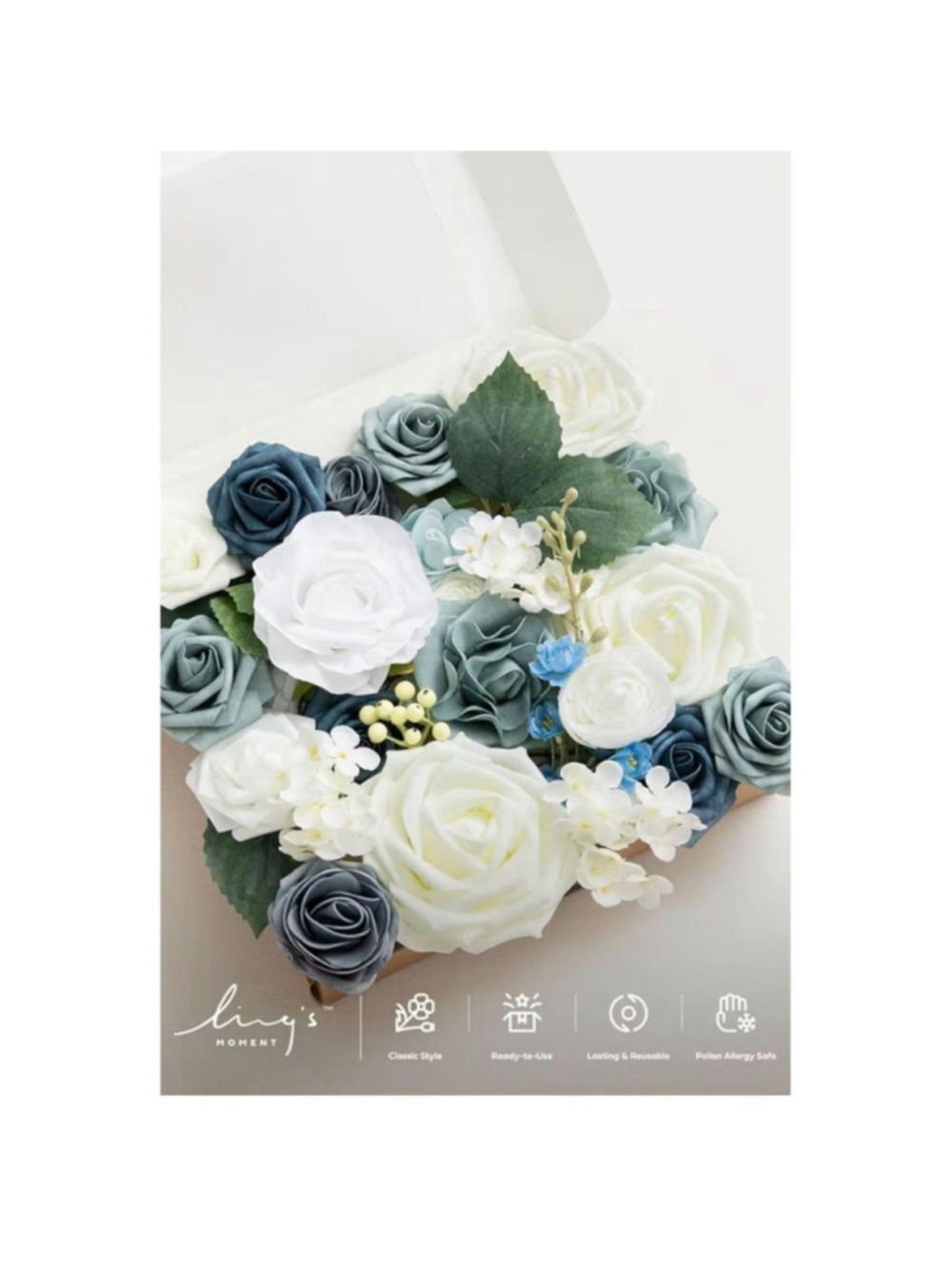 Ling's moment fake flowers box